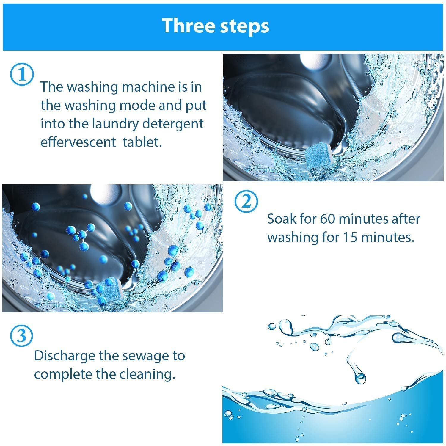Washing Machine Cleaner Tablet – Deep Clean & Odor Eliminator | Storenzo