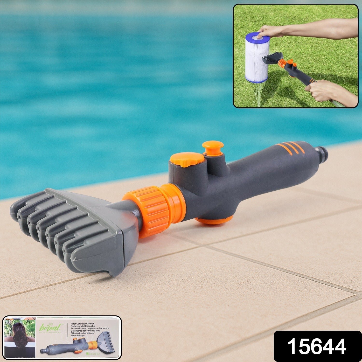 Pool Filter Cartridge Cleaner Nozzle – High-Pressure Multi-Jet Spray