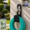 Plastic Garden Hose Holder, Wall Mounted Hose Hanger for Pipe Storage (3 Pcs)