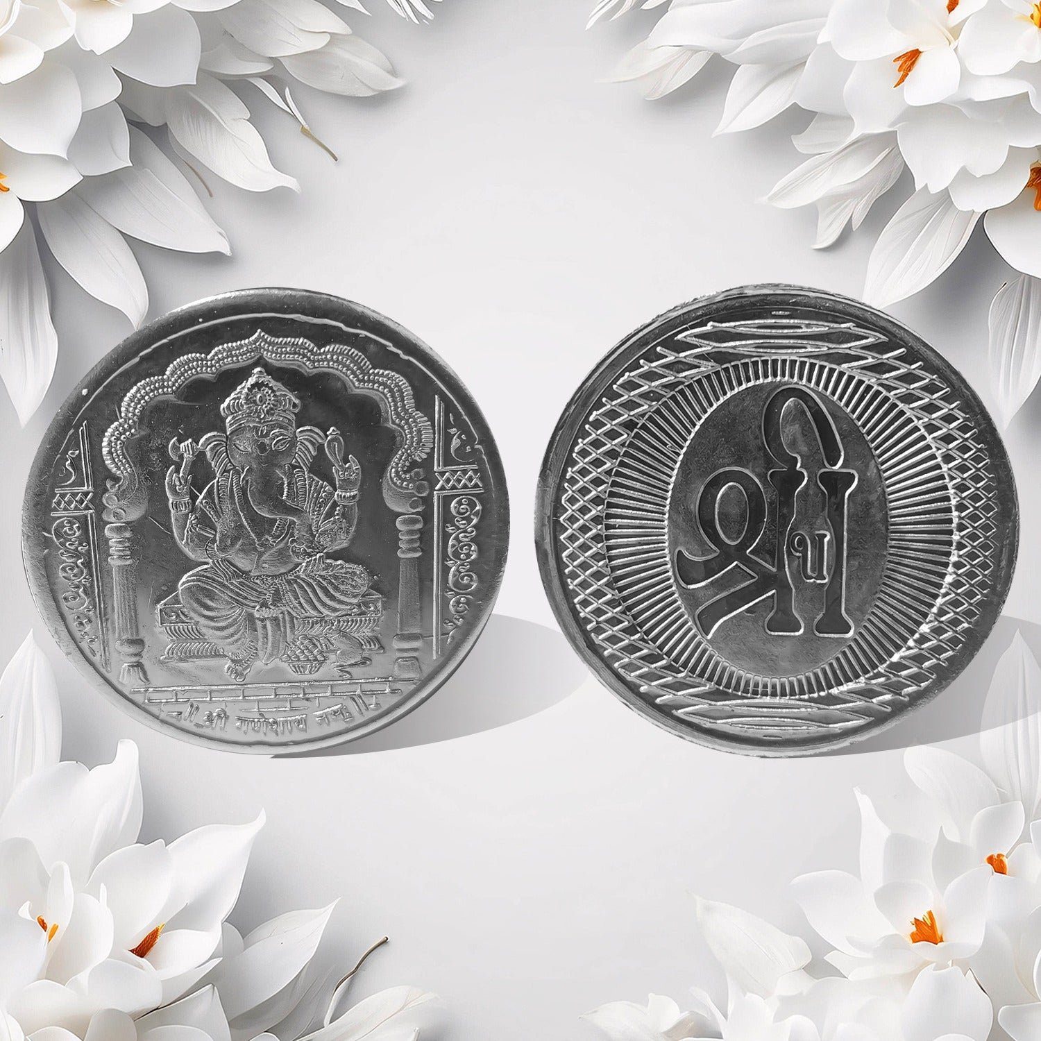 Decorative Ganesh Coin – Auspicious Pooja & Gift | Giftoiza