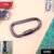 Metal Carabiner Hook with Screw Lock – Secure Heavy-Duty Utility