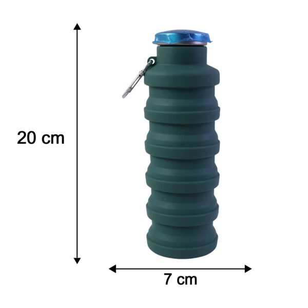 Silicone Foldable Water Bottle for Travel and Sports Hydration