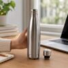 Stainless Steel Water Bottle 500ml – Leakproof Hydration for Travel