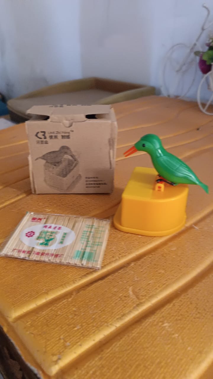 Bird Toothpick Dispenser – Portable Automatic Storage Box
