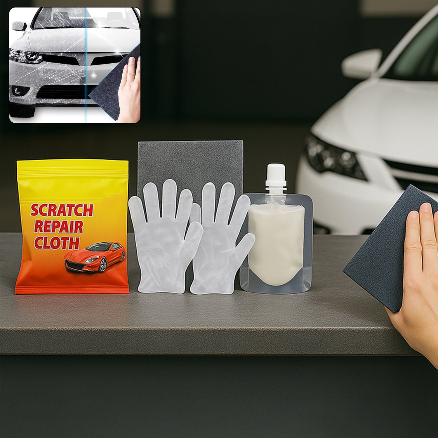 Car Scratch Remover Kit – Nano Magic for Paint Repair | PowerPulse