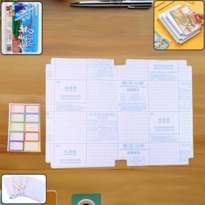 Transparent Adhesive Book Covers – 30 Pc Mix Size Set