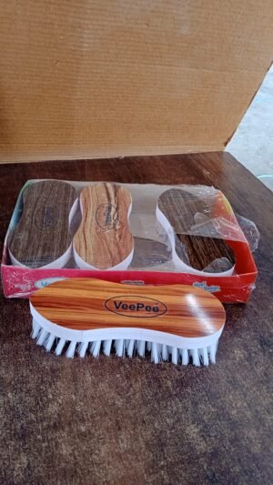 Laundry Brush Set – Ergonomic Curved Design with Strong Nylon Bristles