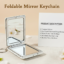 Foldable Mirror Keychain – Compact, Cute Elephant Design