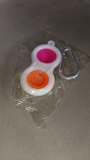Simple Dimple Fidget Toy Keychain – Mini Stress Relief | Styleva