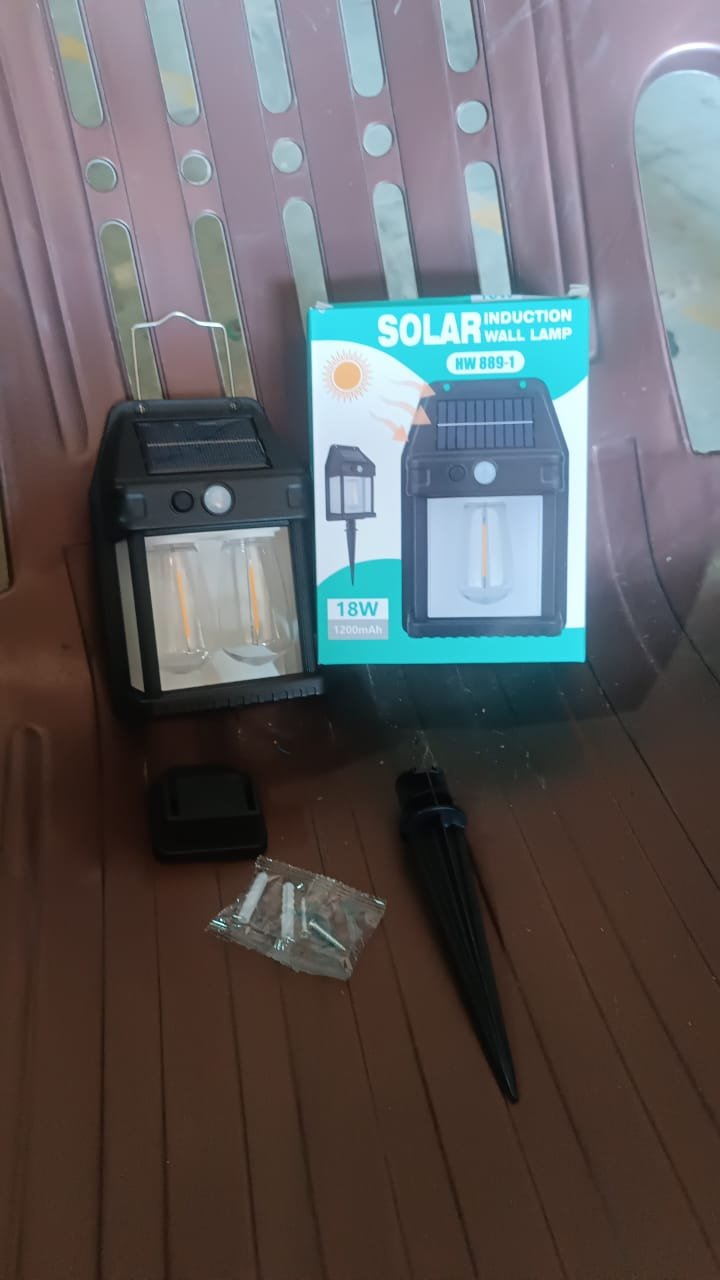 18W Solar Wall Double Light – Motion Sensor & Dual Modes