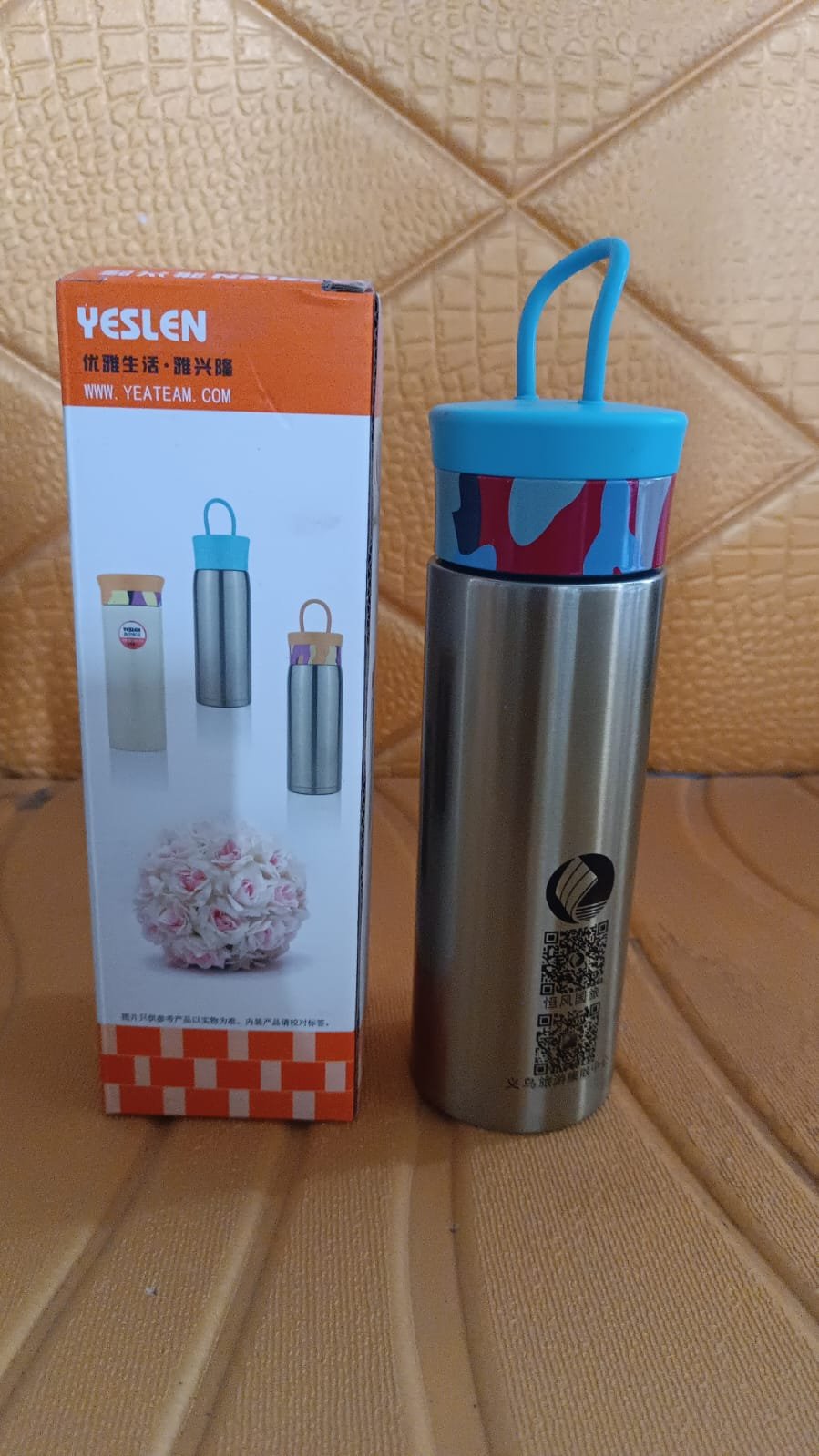 Stainless Steel Water Bottle 300ml – Durable Double Wall, Leak-Proof