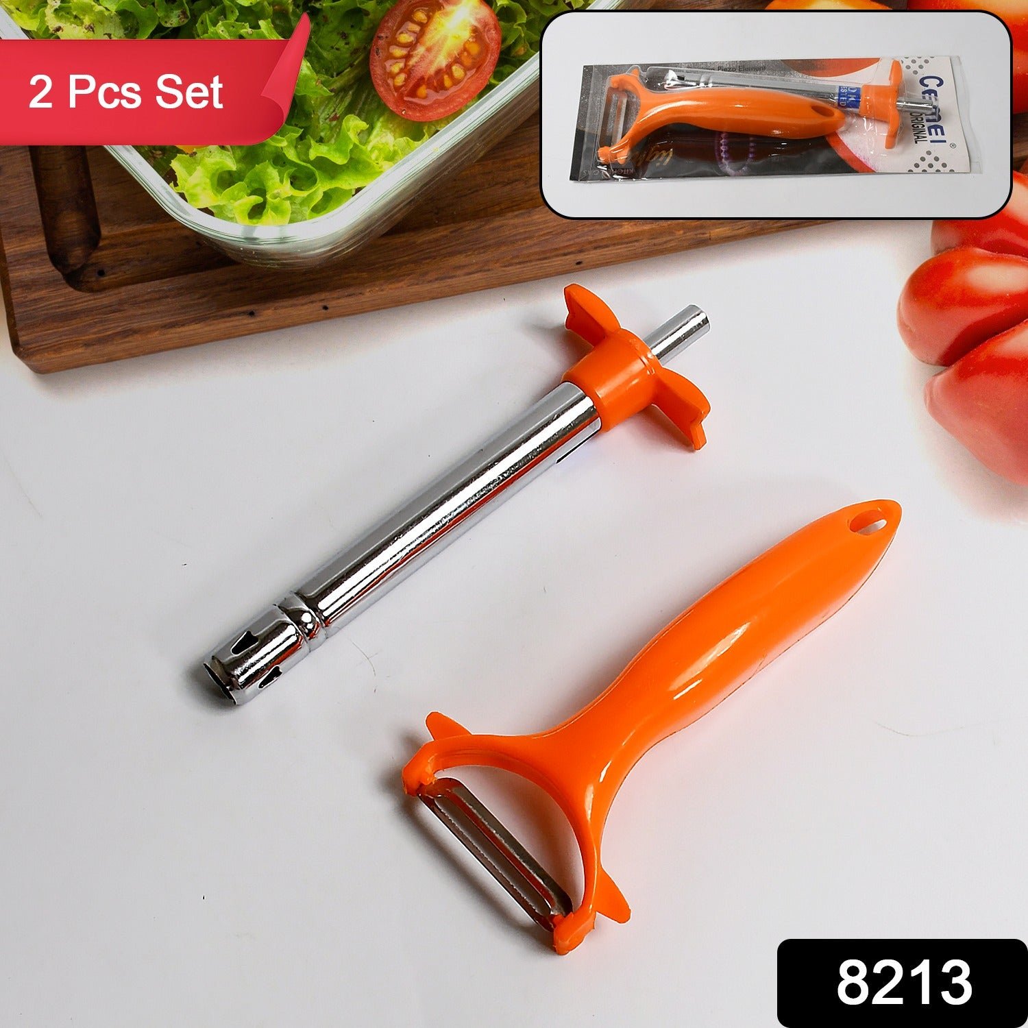 Gas Lighter Peeler Combo – 2-in-1 Kitchen Tool Set | CookAura