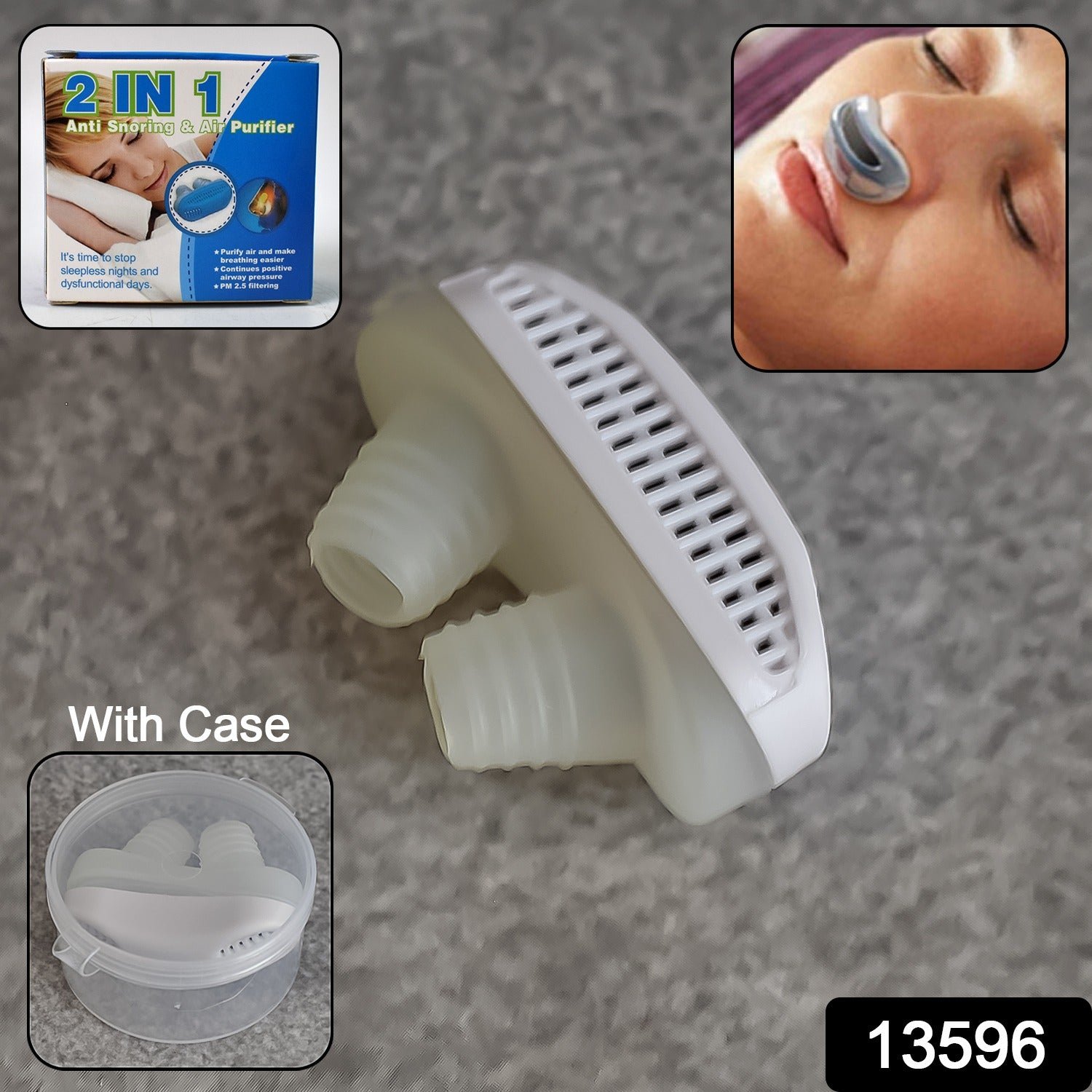 Anti-Snoring Nose Clip – 2-in-1 Air Purifier Device | Velvet Wheels