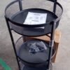 Metal Mesh Storage Trolley – 3-Layer Utility Cart with Wheels