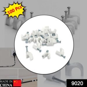 6MM Cable Clips – 100 Pc Wire Organizer for Walls | GlimmerHome