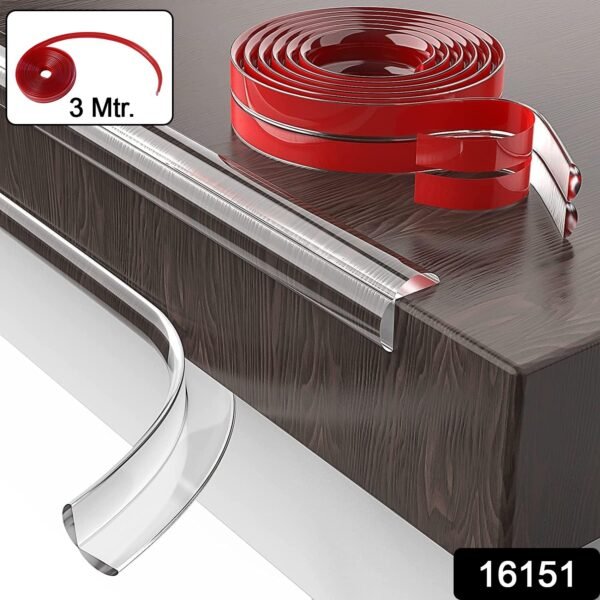 Soft Adhesive Edge Protector – 3 Meter Safety Guard for Furniture