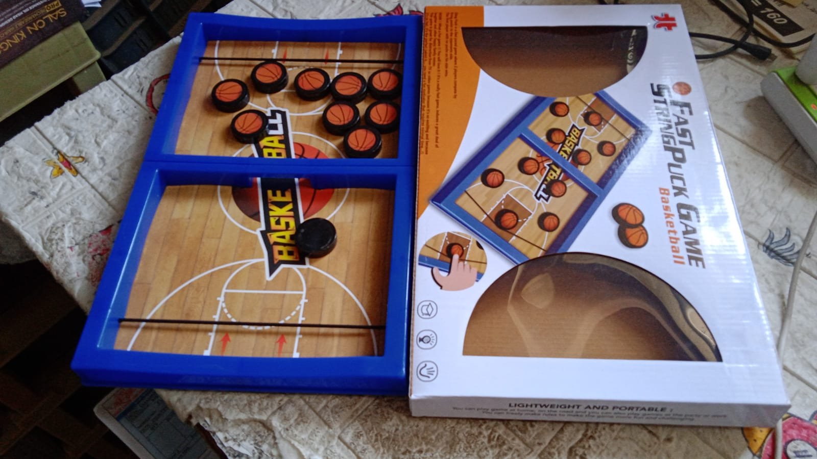 Desktop Basketball Game – Fast Sling Puck Fun for All Ages | Boardoria
