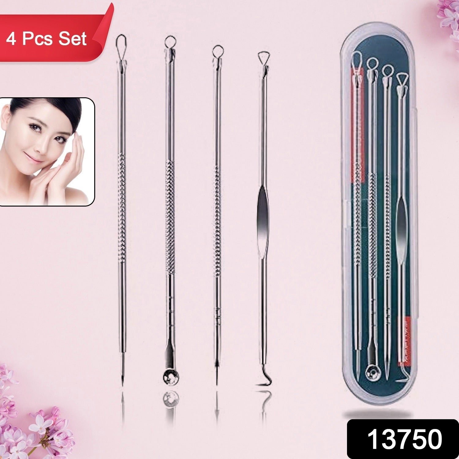 Blackhead Remover Tool – 4-in-1 Stainless Steel Extractor | ToolMate Pro