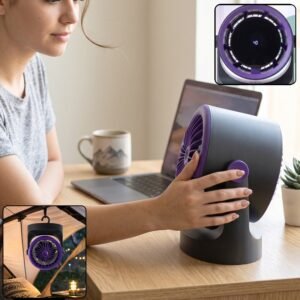 8c227ff7-32e4-4267-9368-339b90128fd8 Desktop Air Circulator Table Fan with Hanging Hook, Portable Desk Fan (1 Pc)