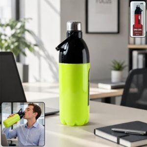 Large Capacity Water Bottle 1700ml – Leakproof with Carry Strap