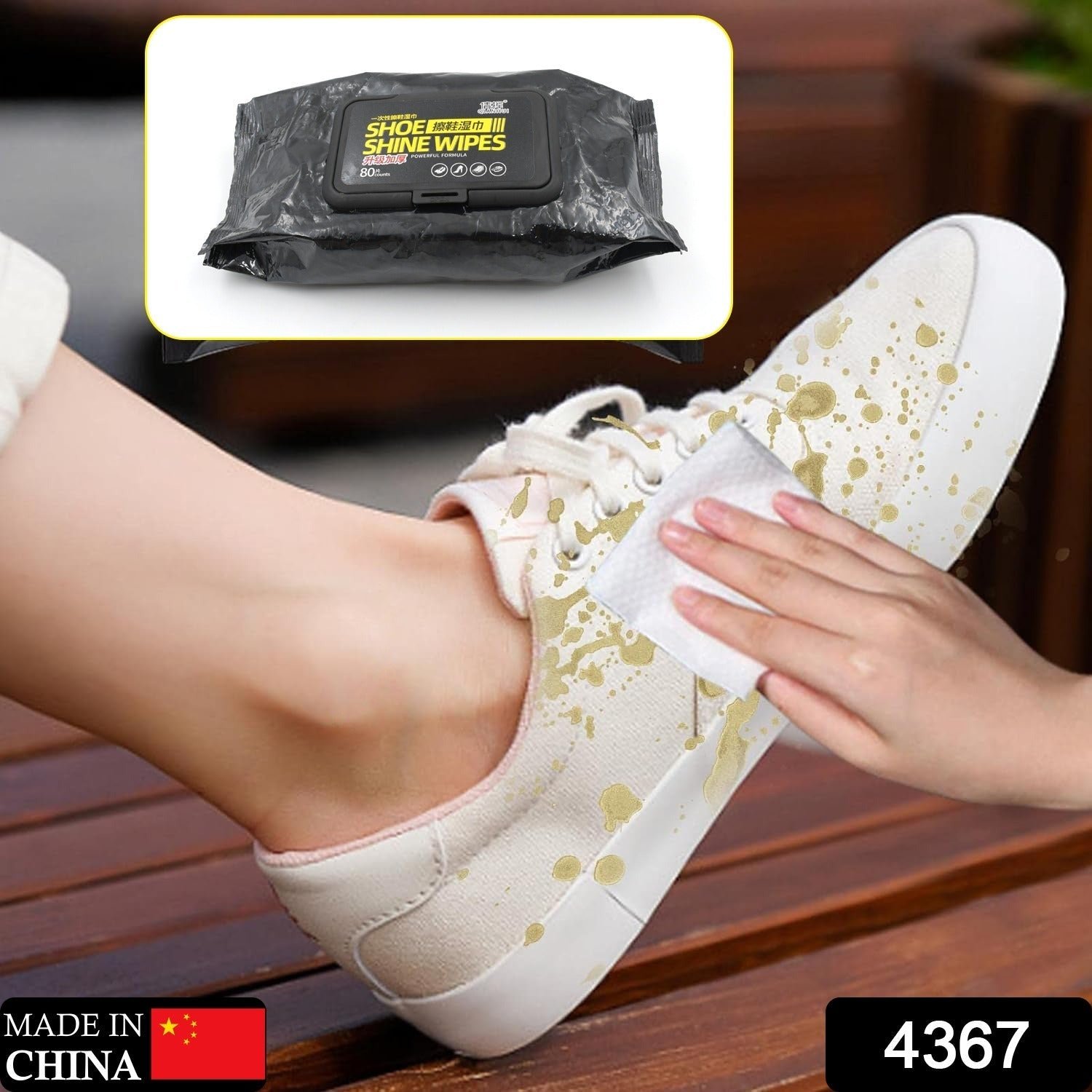 Shoe Cleaning Wet Wipes – 80 Pack Travel Friendly | Velvet Wipe