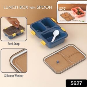 Kids Lunch Box – 3-Compartment, Leak-Proof Tiffin | Lunchie Bunchie