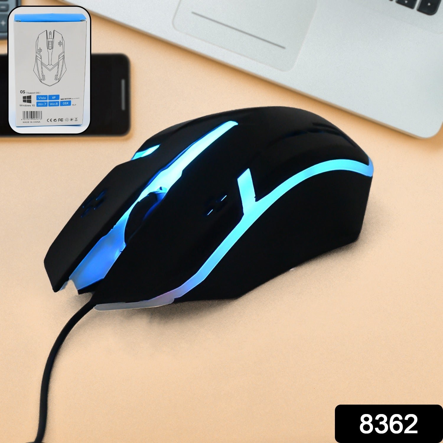 Wired Optical Mouse – Comfortable, Precise Tracking | Compshop