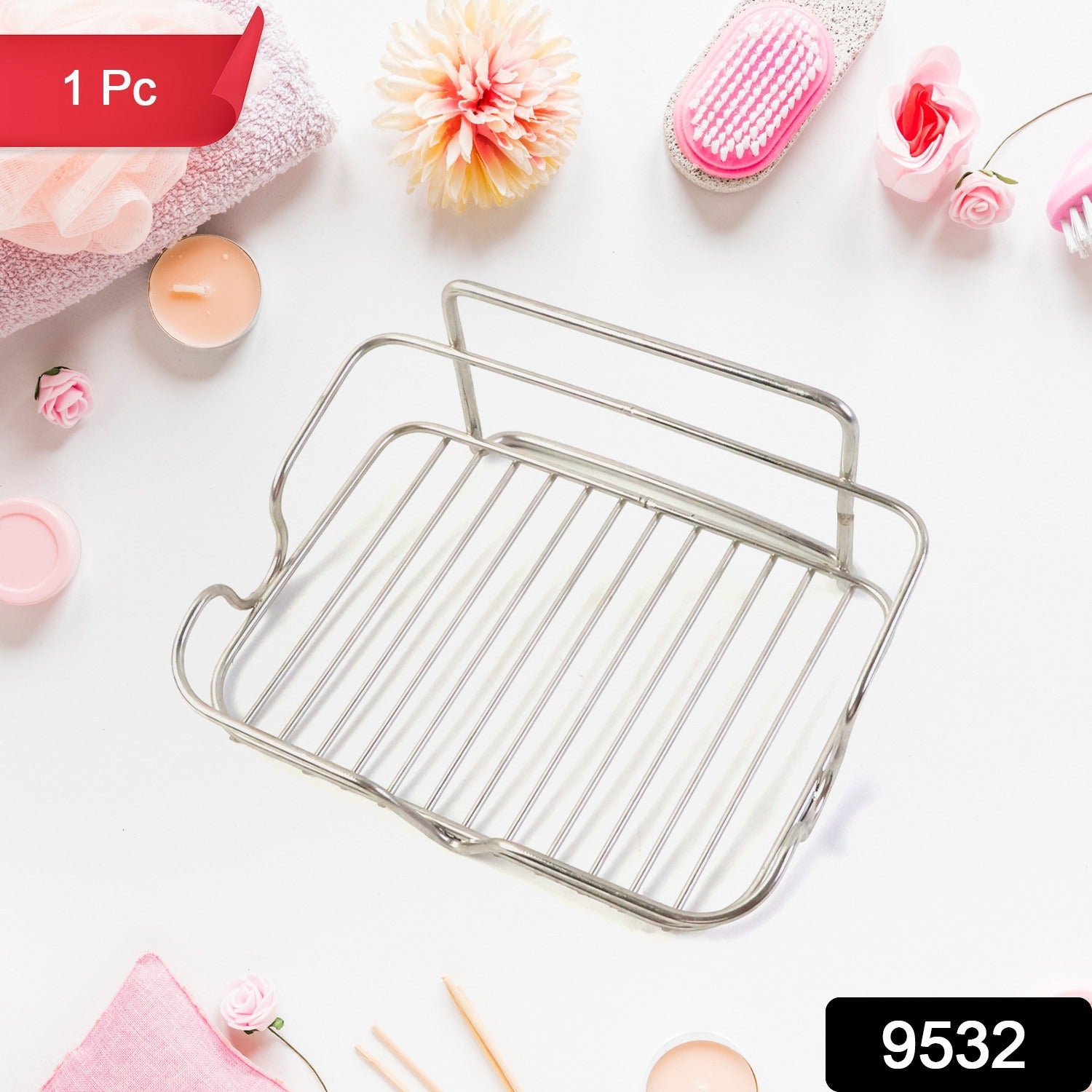 Stainless Steel Soap Holder – Fast Drain & Rust Resistant