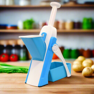 Vegetable Chopper – Adjustable Hand Press Slicer | XcelCraft