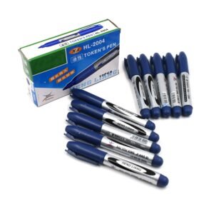 Blue Permanent Markers – 10 Pc Set for Whiteboards | InkGlow