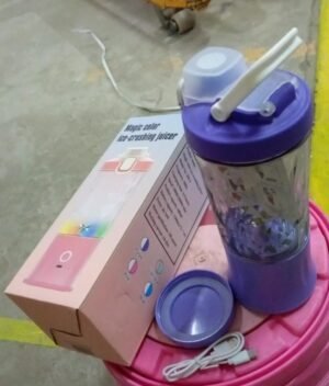 Portable Juicer – USB Rechargeable, 8 Blades & 600ml | Indo Glow