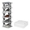 Foldable Shoe Rack 6-Layer – Space-Saving Organizer | Organivo