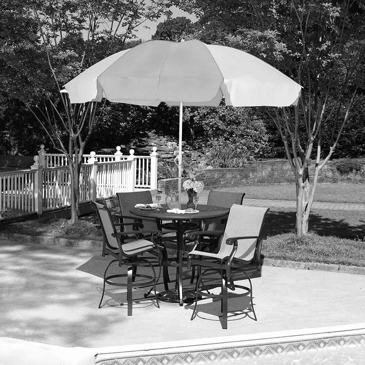 91noguUKl7L._SL1500 Garden Umbrella for Sun Protection Waterproof Nylon Taffeta