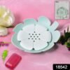 Plastic Soap Dish – Self-Draining Floral Design | VelvetBubbles