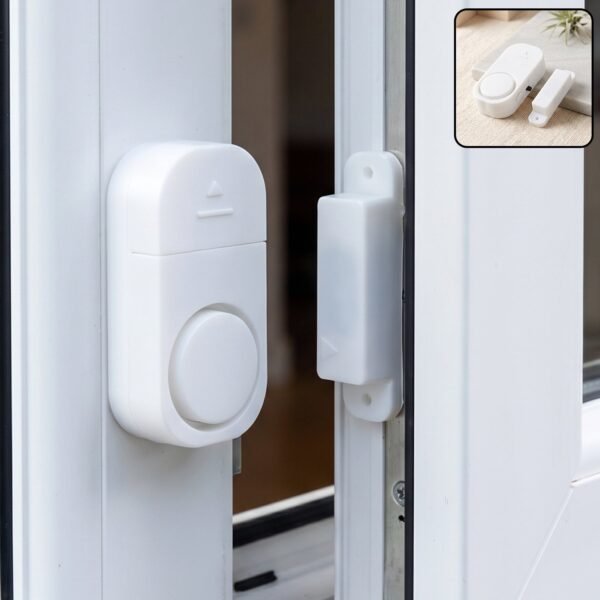 Magnetic Door and Window Security Alarm for Home, Office and Shop Safety (1 Pc)
