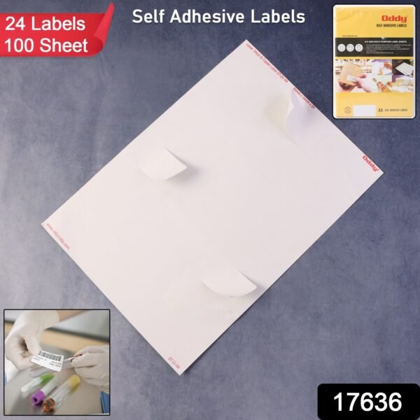 Self-Adhesive Labels A4 Sheets – 2400 Permanent Printer Stickers