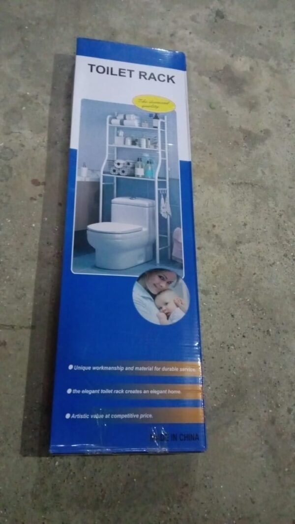 Over Toilet Storage Rack – Space-Saving Metal Shelf | Bathora