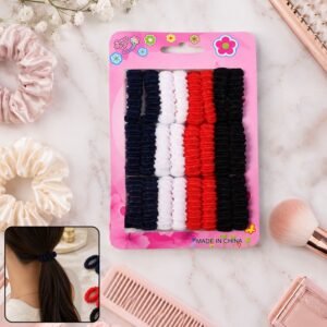 Elastic Hairband Set – Gentle Grip & Vibrant Colors for All-Day Hold