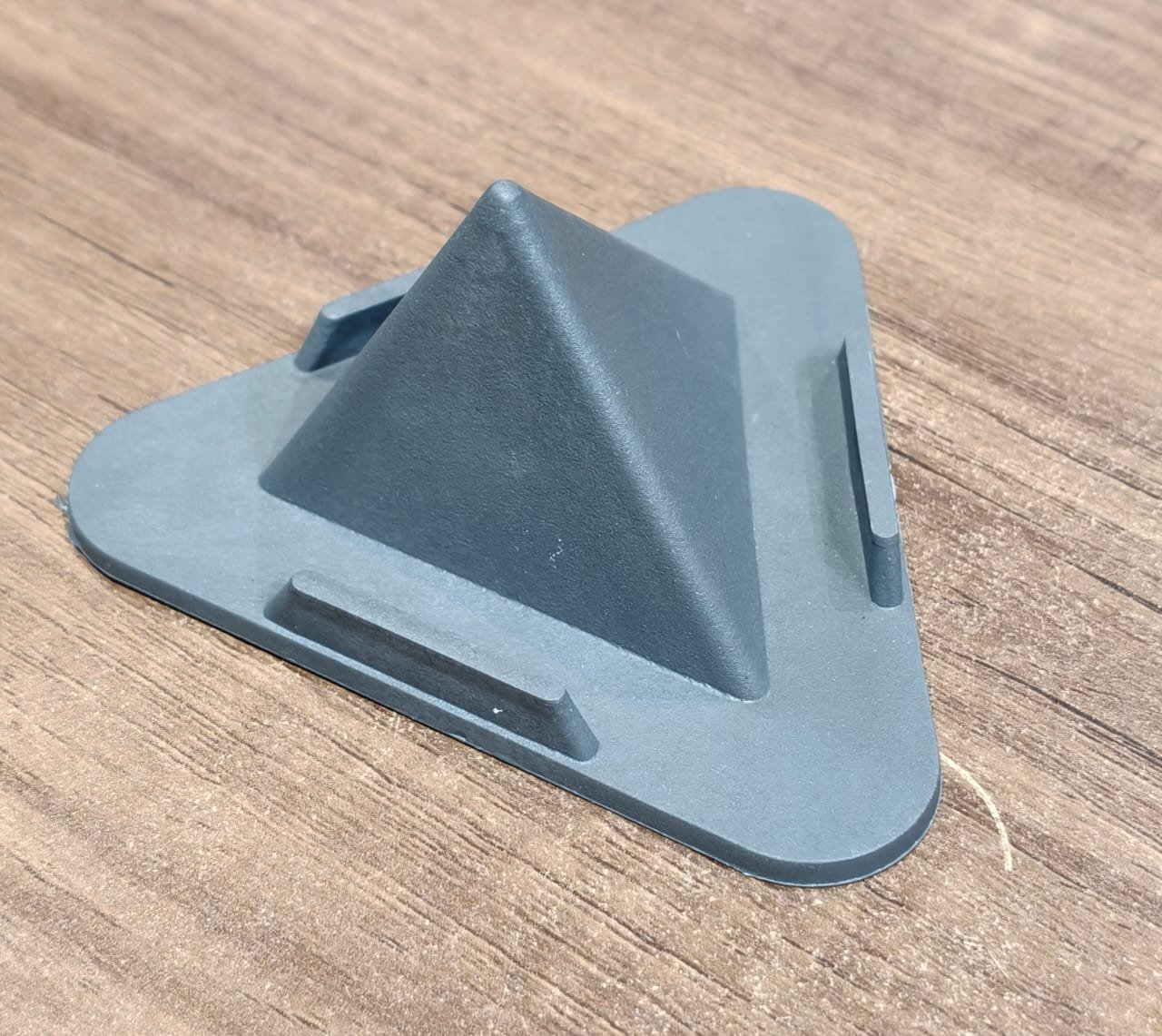 Grey Pyramid Mobile Stand – 3 Adjustable Viewing Angles
