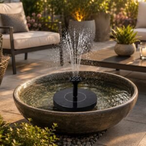 9573_solar_fountain_patio Solar Water Fountain Pump – Eco-Friendly Garden Water Feature