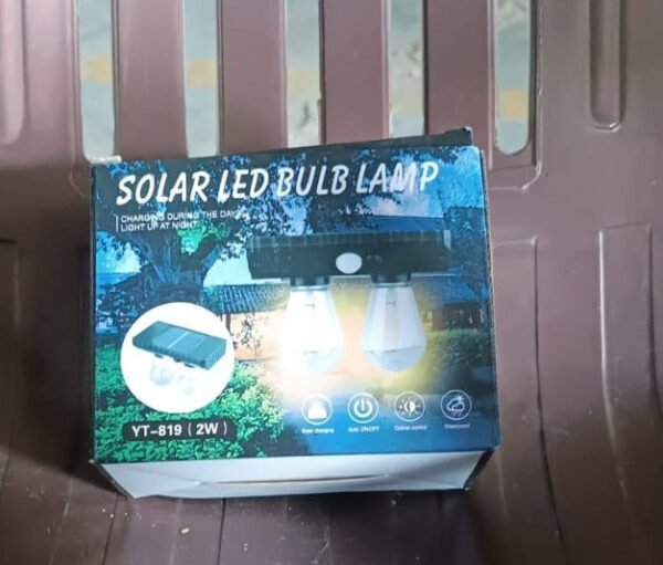Solar LED Lamp – Double Bulb Outdoor Garden Light | Indo Glow