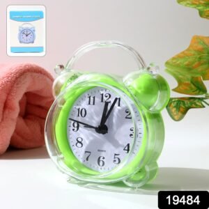 Quartz Analog Alarm Clock – Loud Alarm & Compact Design