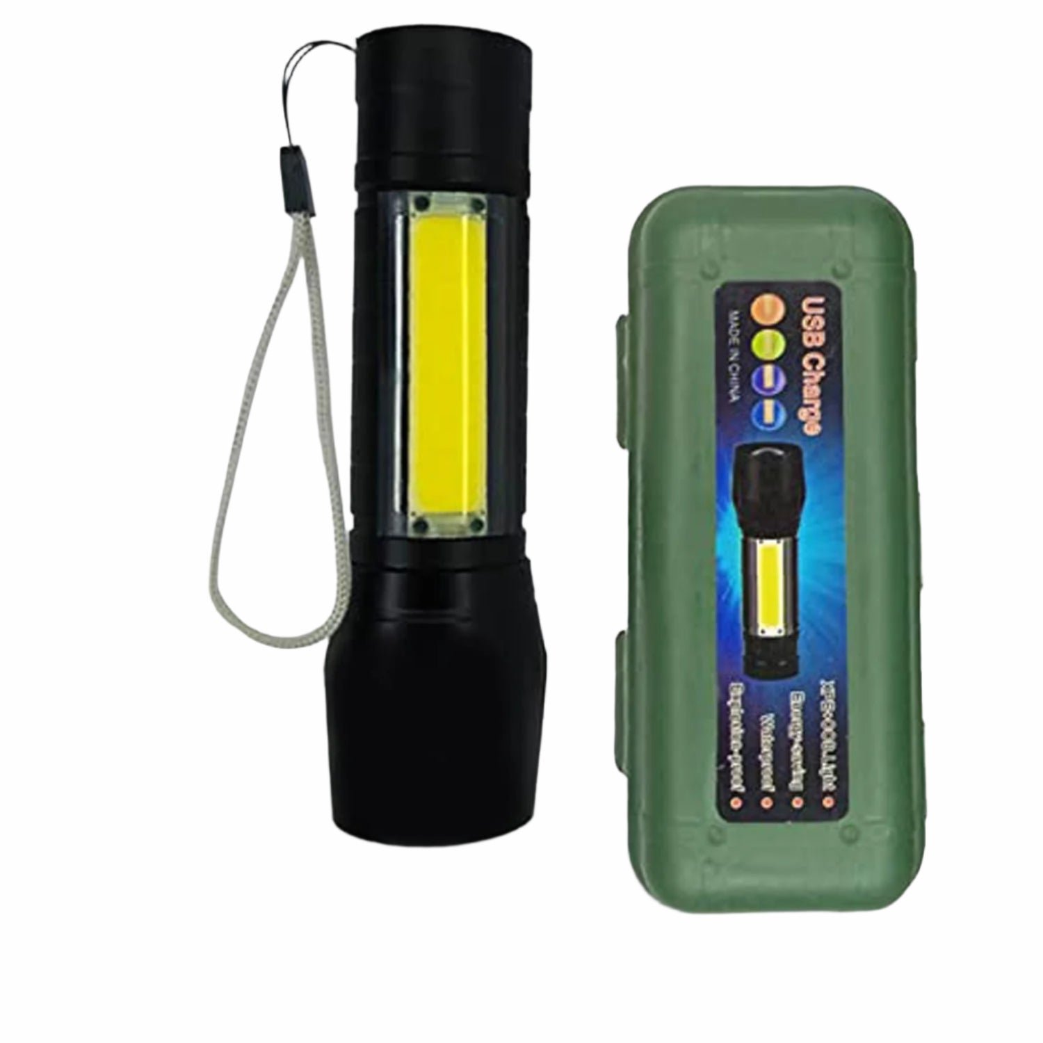 Rechargeable LED Flashlight – Mini, Long Range Torch | Indo Glow