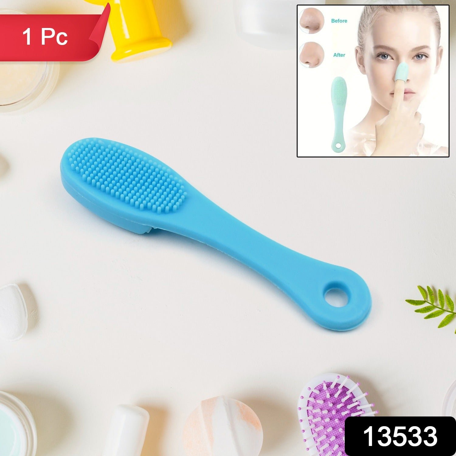 Silicone Finger Scrubber – Gentle Facial Cleansing Tool | VelvaBloom
