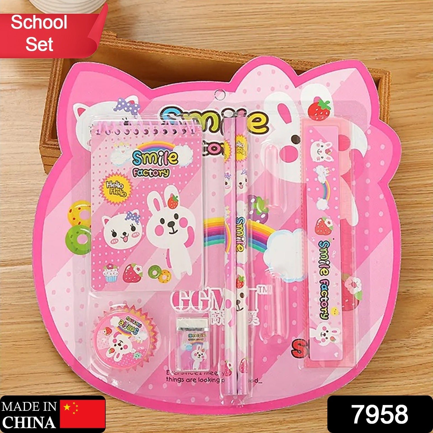 Kids Stationery Set – 8-in-1 School & Office Pack | VoltDesk