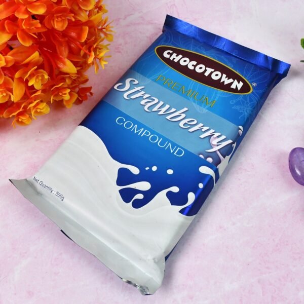 Strawberry Compound – Premium Baking Slab 500gm | Chocotown