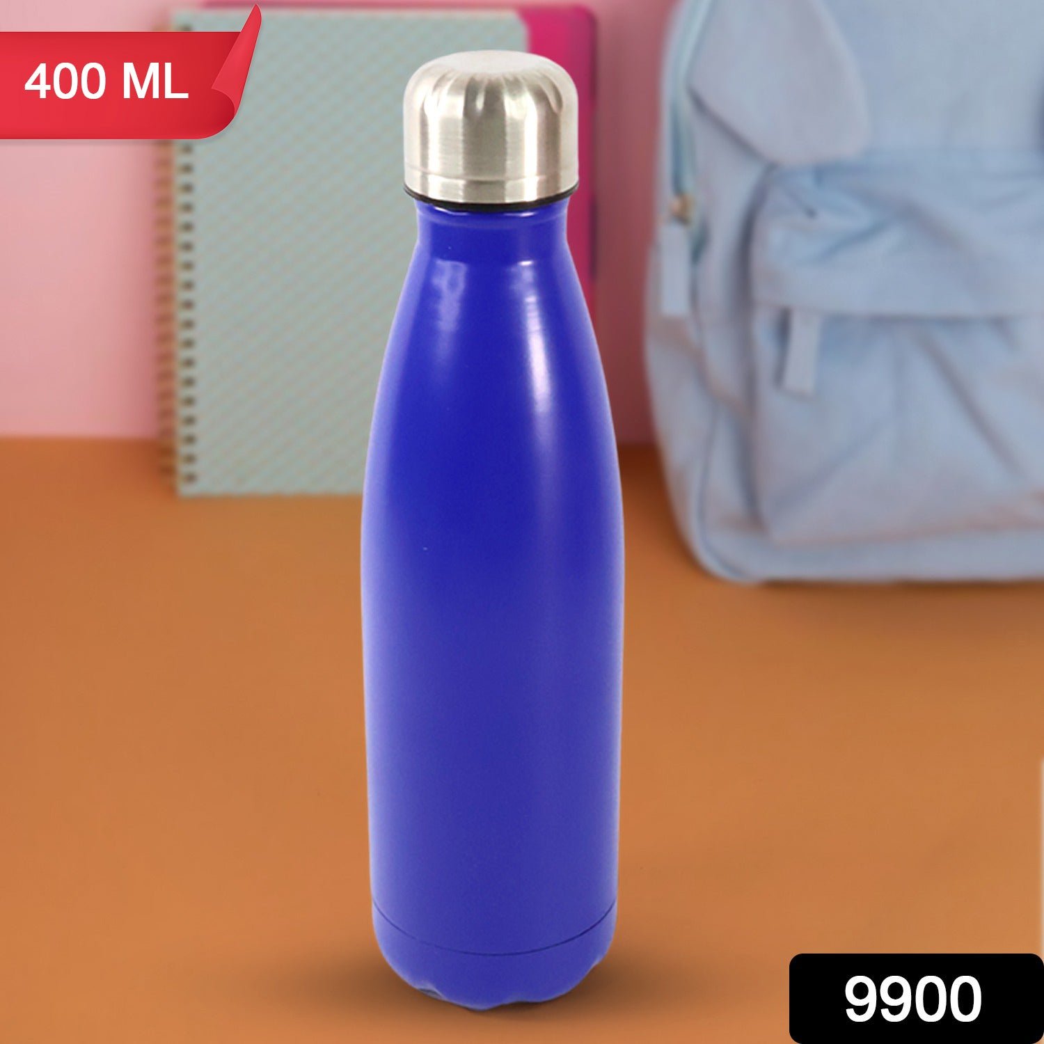 Stainless Steel Water Bottle 400ml – Lightweight Leak Proof Flask