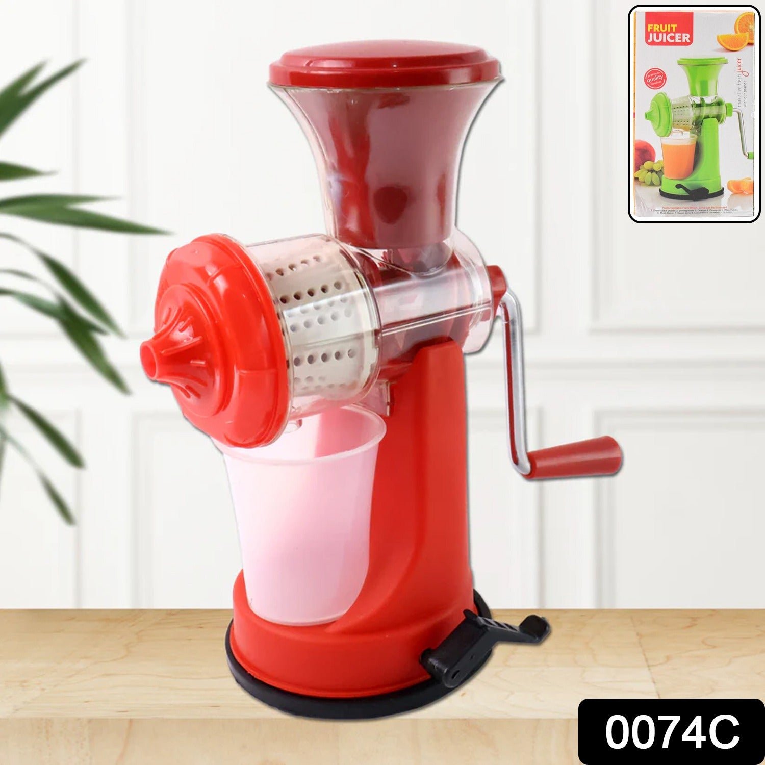 Manual Fruit Juicer – Healthy Juices & Portable | Grippy