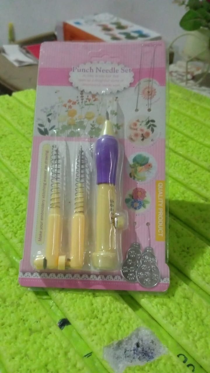 Punch Needle Set – DIY Embroidery Craft Kit for Beginners | Craftily