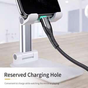 Adjustable Phone Stand – 3-Way Desk Mobile Holder with Mirror | Deskrova
